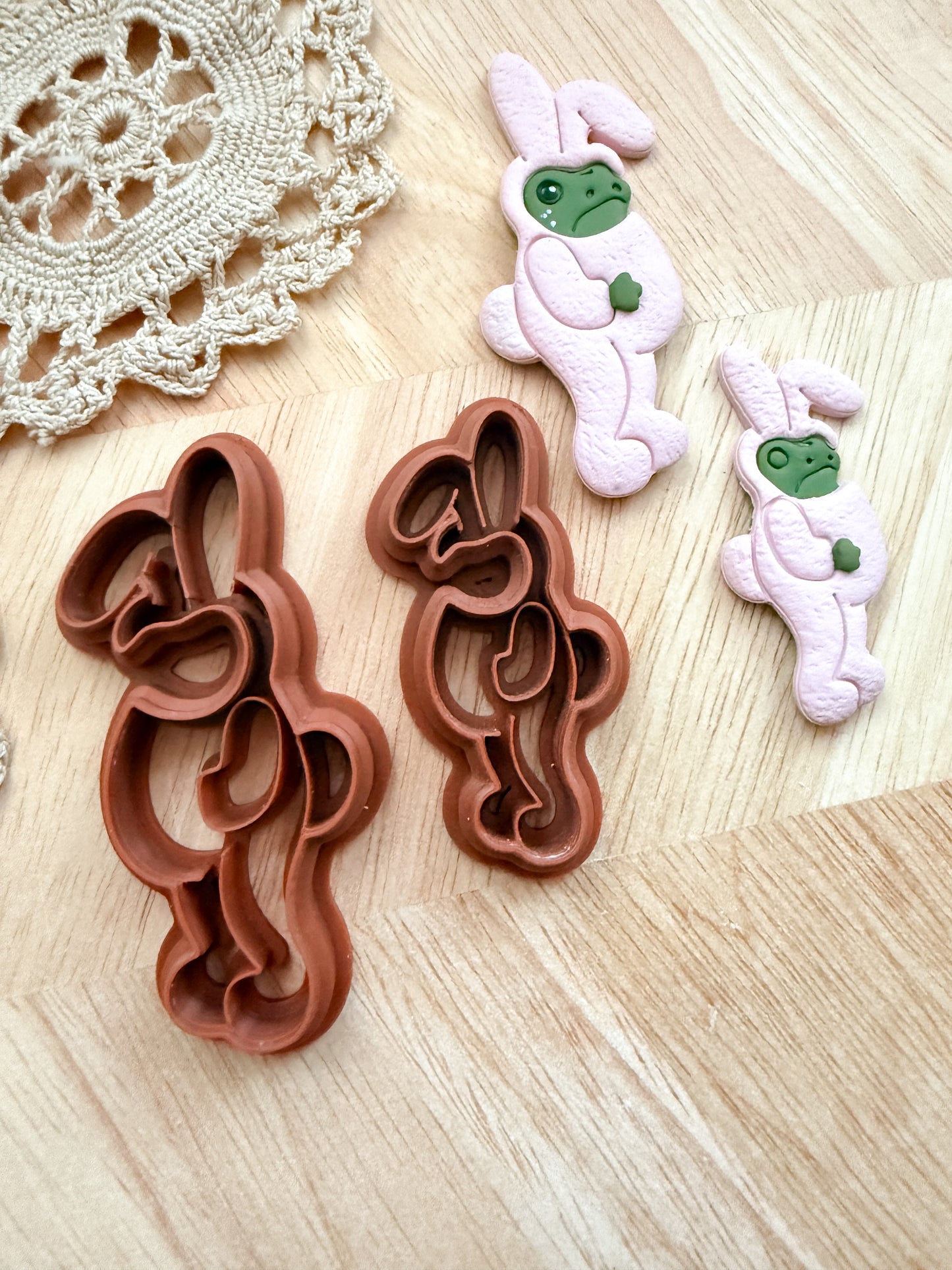 RABBIT SUIT | FROG OUTFIT | POLYMER CLAY CUTTERS