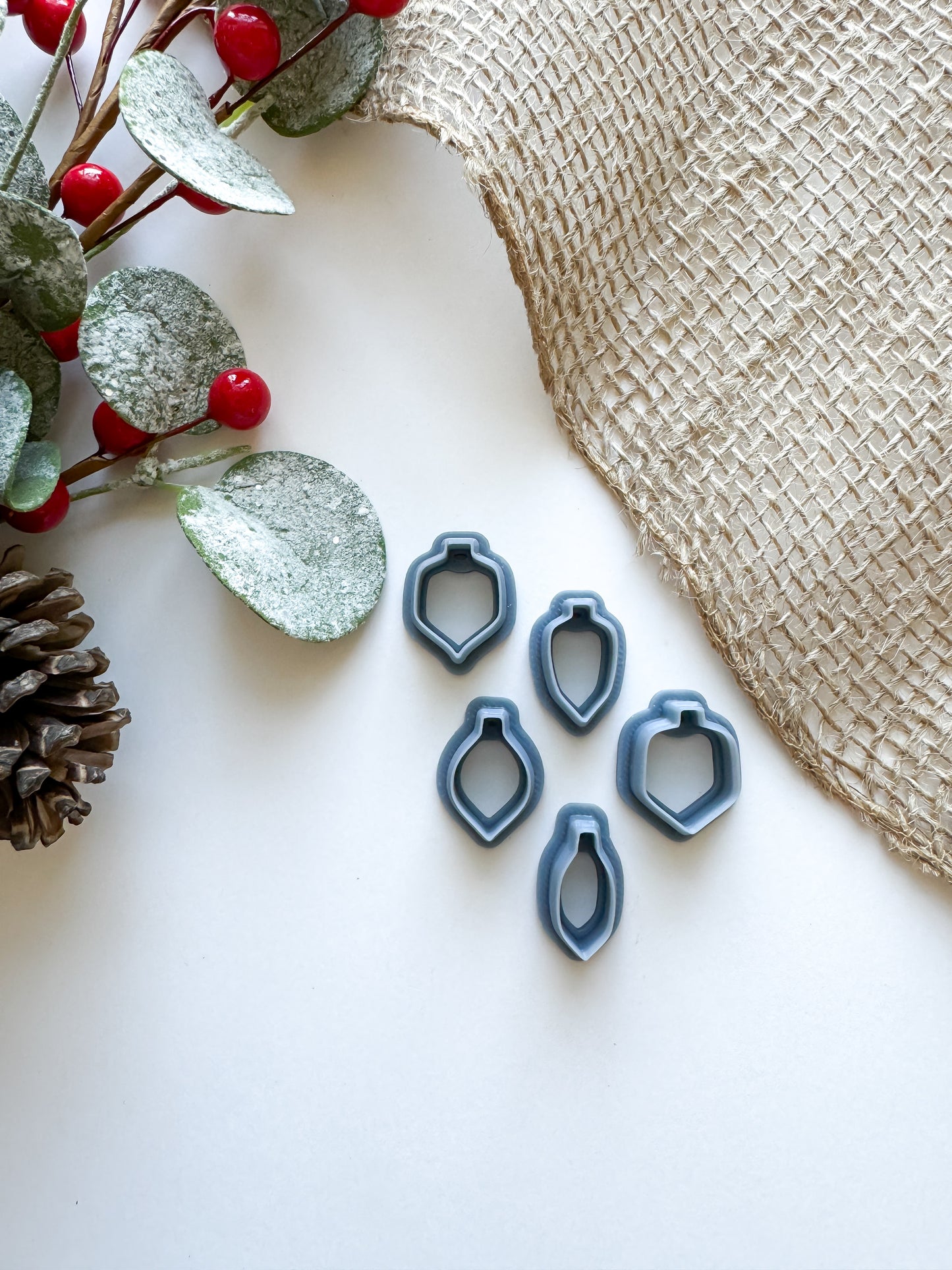 ORNAMENT STUD SET | CHRISTMAS | CLAY CUTTERS