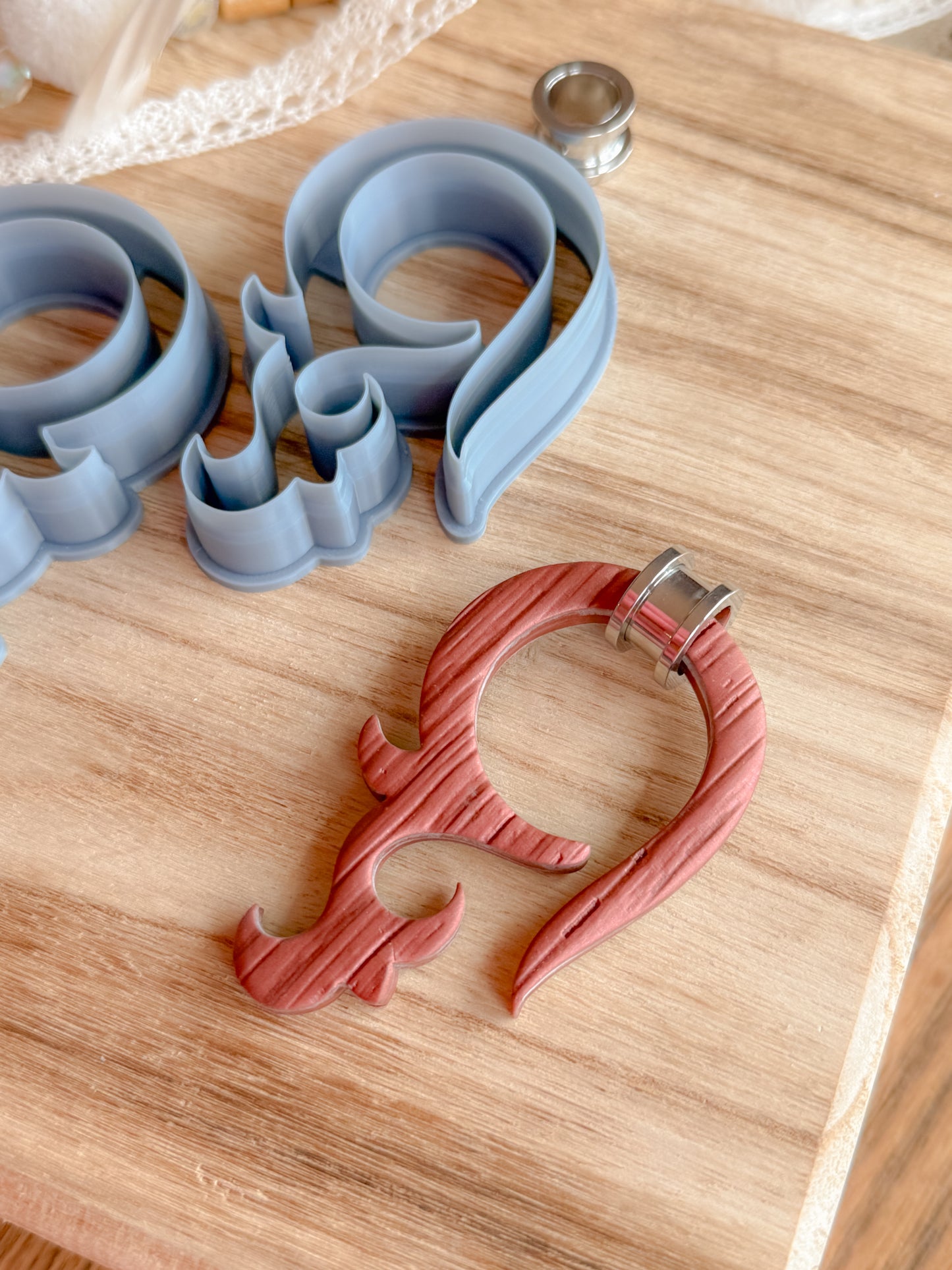 TRIBAL THIN FILAGREE | GAUGED HANGER | CLAY CUTTER SET