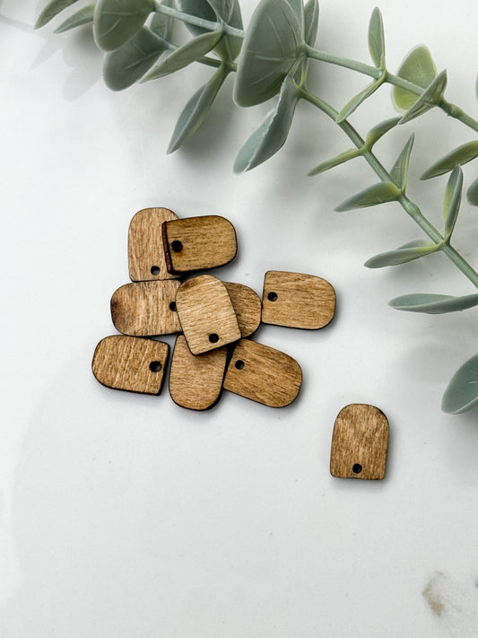 ARCH WOOD STUD FRONT, CONNECTOR, CHARM PACK | 10PC