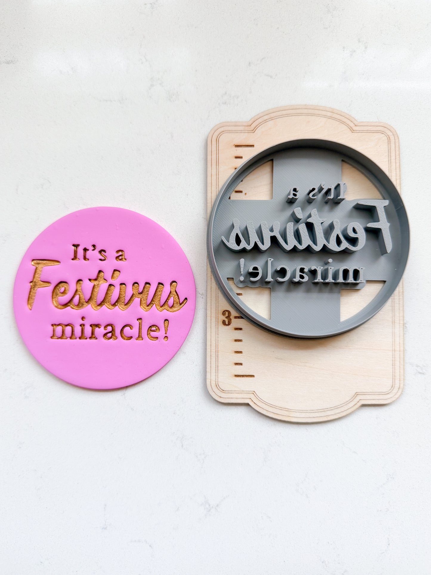 FESTIVUS MIRACLE ORNAMENT CLAY CUTTERS | HOLIDAY | POLYMER CLAY CUTTER