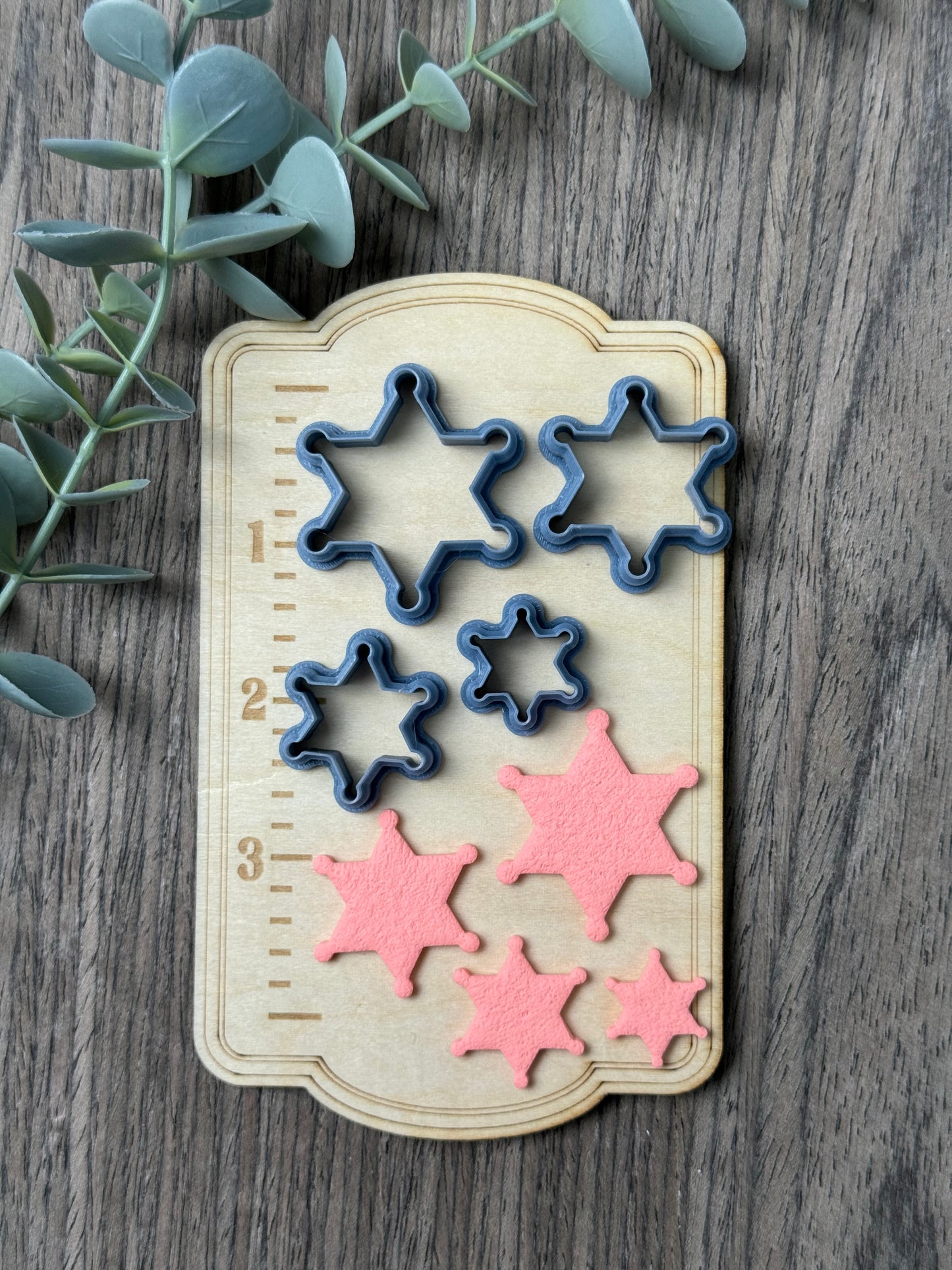 Star Badge | Country Western Clay Cutters