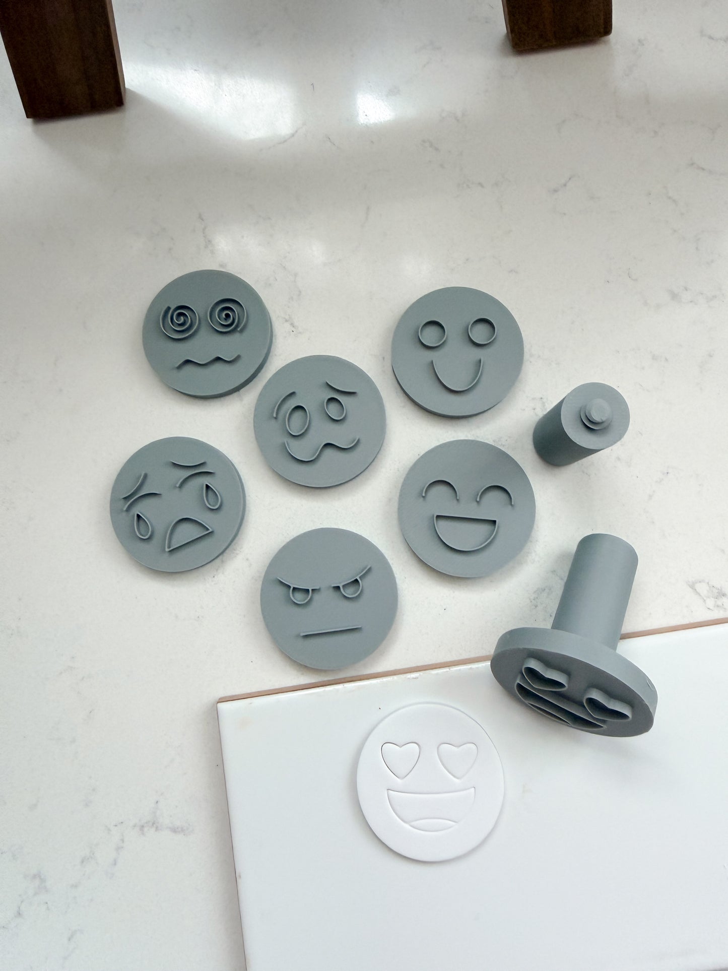MOOD EMOJI STAMP BUNDLE | POLYMER CLAY CUTTER