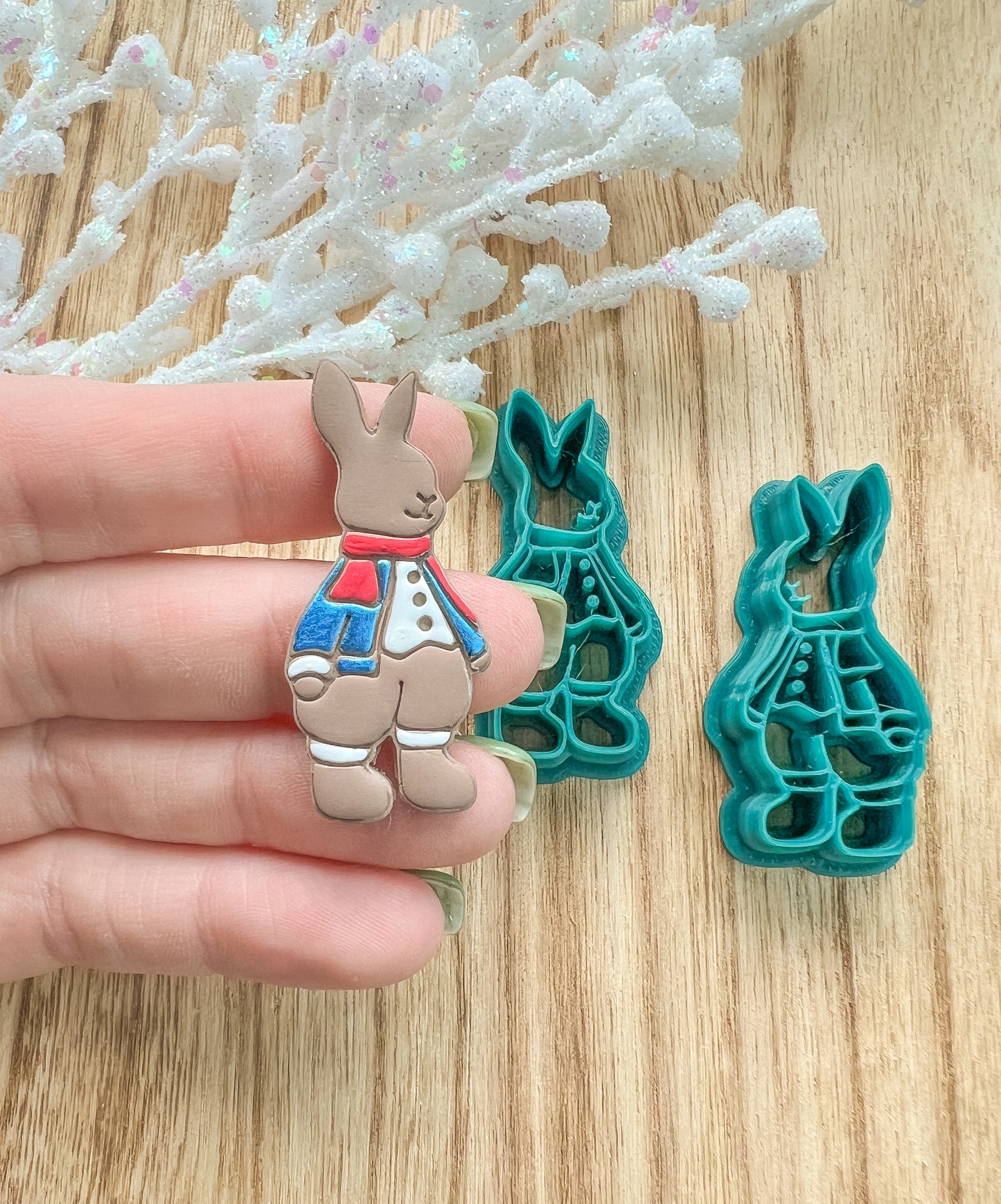 PETER RABBIT | CHRISTMAS | CHILDREN TOY RABBIT | CLAY CUTTERS