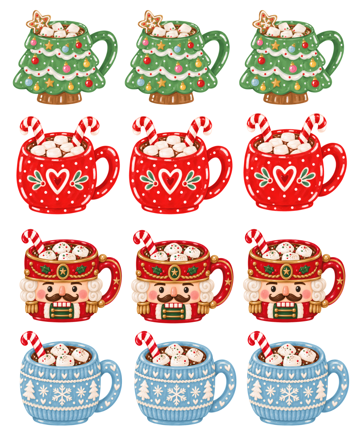HOT COCO MUG BIG BUNDLE TRANSFER PAPER CUTTER BUNDLE | CLAY CUTTERS & TRANSFER PAPER FOR POLYMER CLAY