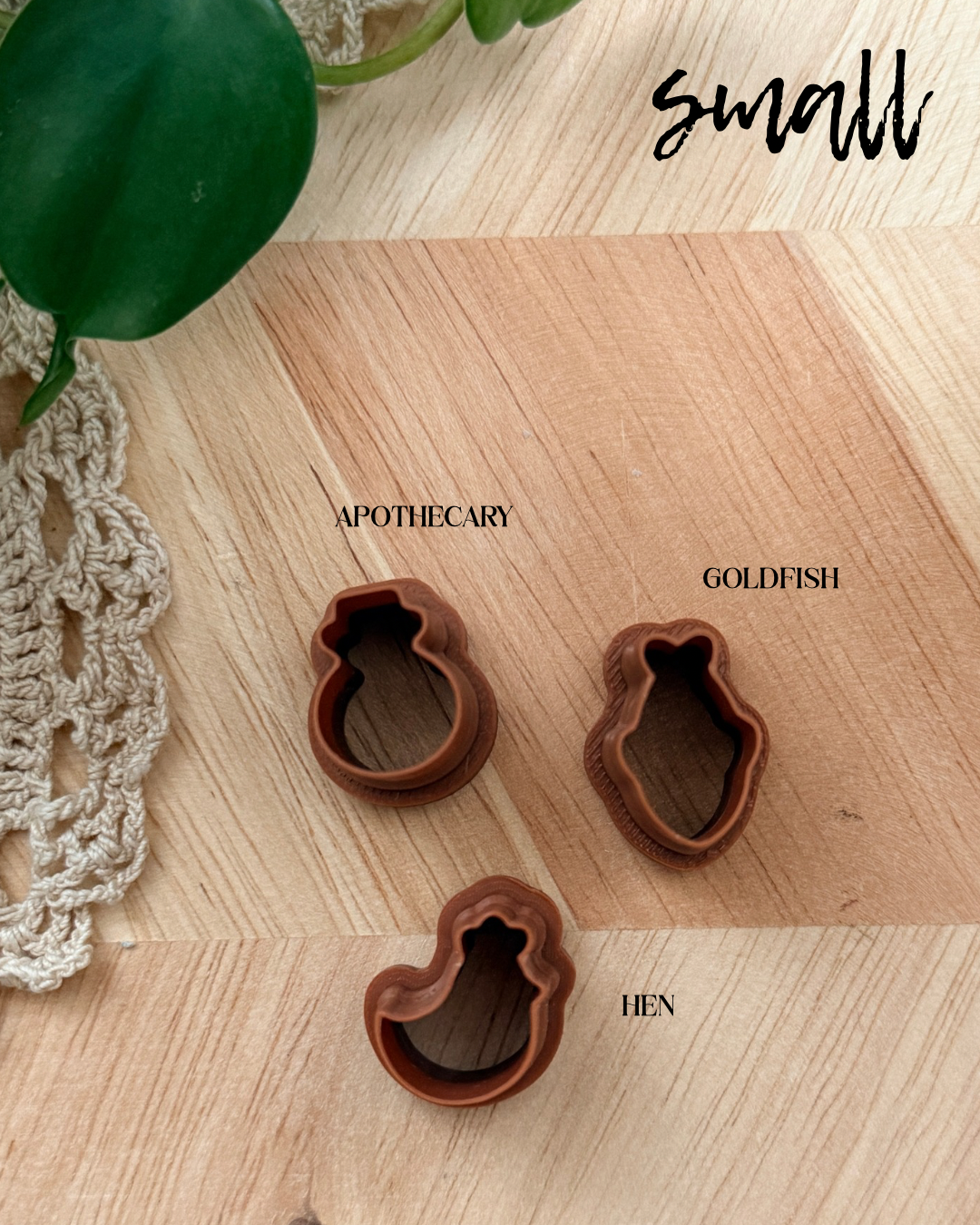 SMALL CHARM CUTTERS | CLAY CUTTERS | POLYMER CLAY CUTTERS