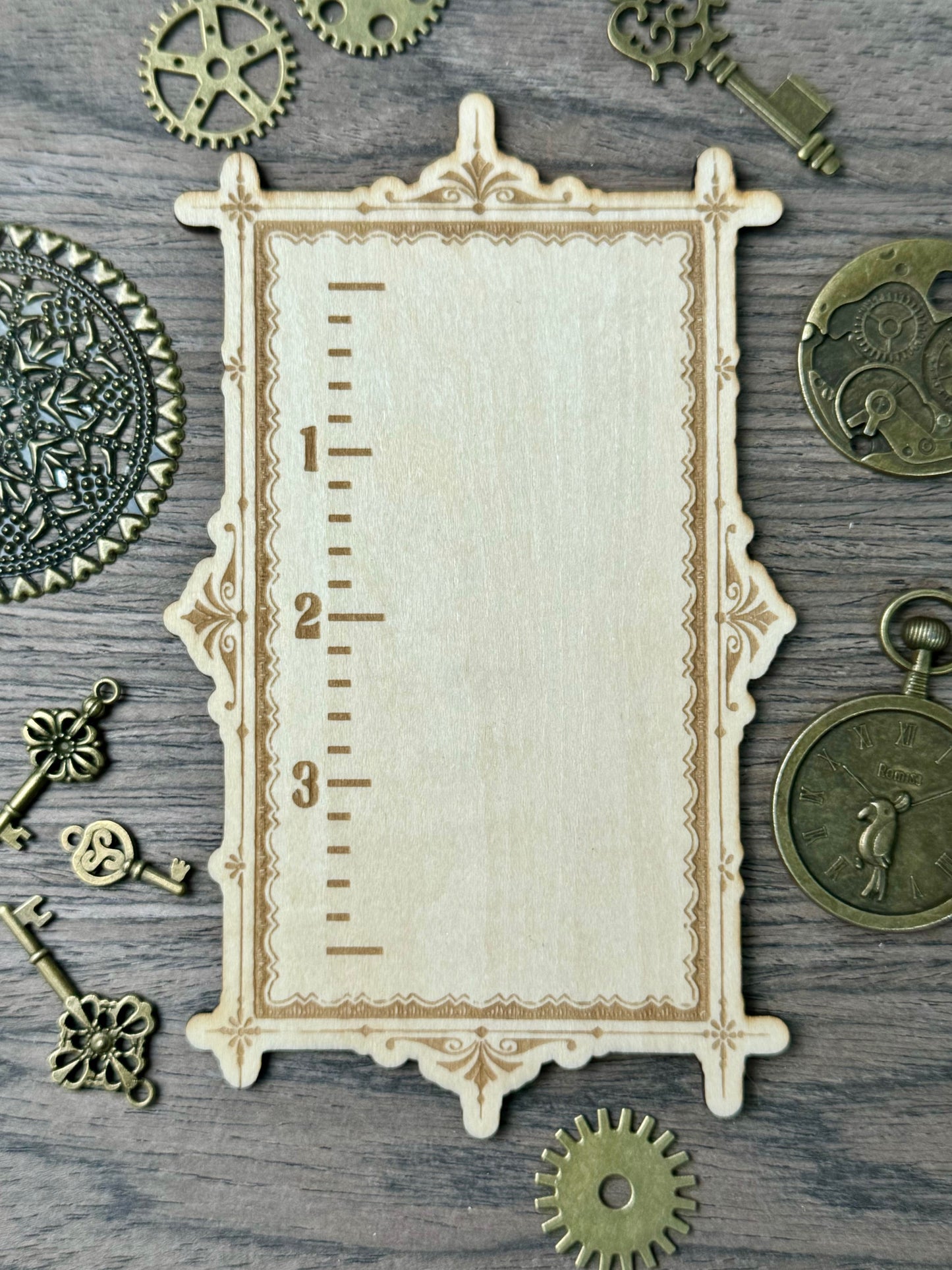 STEAMPUNK WOODEN DISPLAY