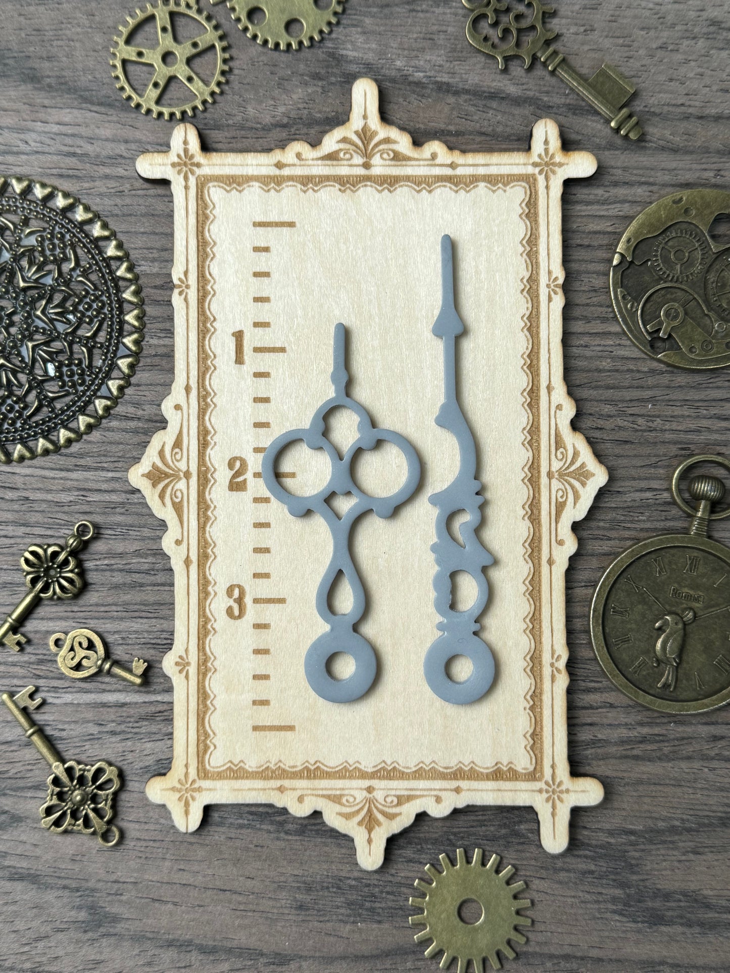 Steampunk Clock Hands Clay Cutter Set