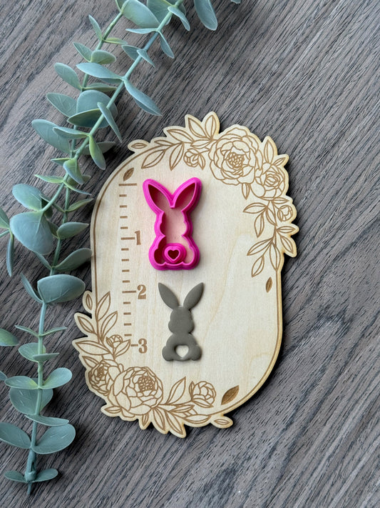 BUNNY HEART TAIL CLAY CUTTER | EASTER