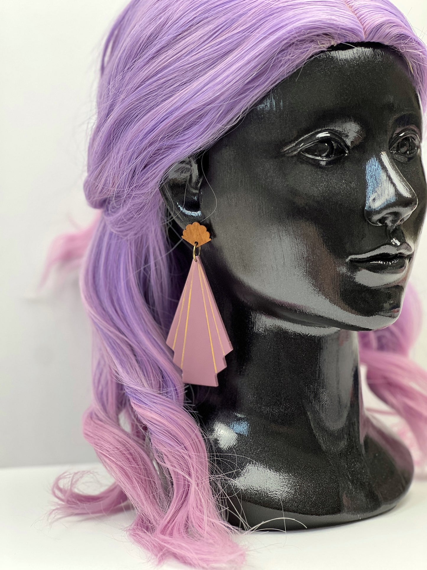 Art Deco Drop Statement Clay Cutter