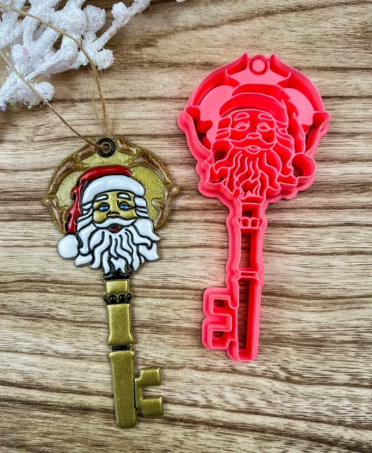 Santa's Magic Key Clay Cutter | Winter Holiday Cutter & PDF