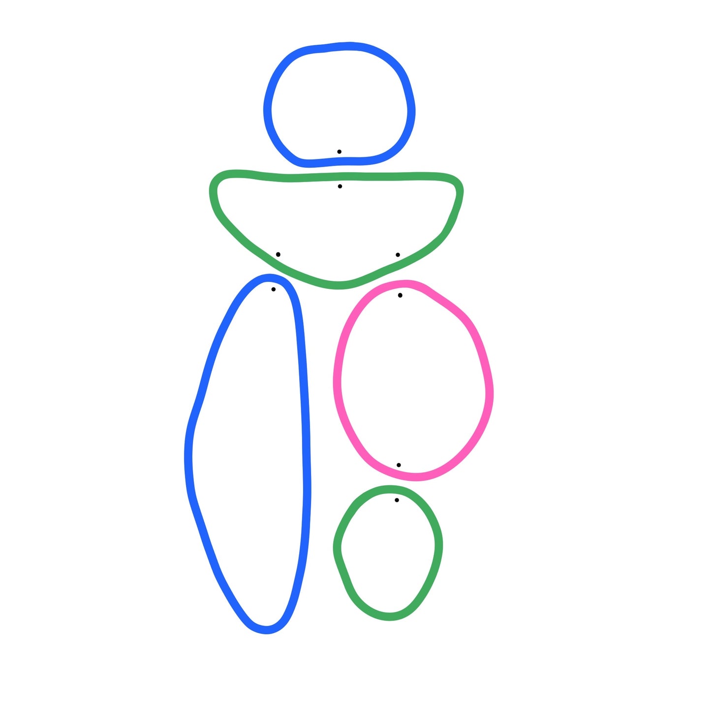 "Mable" Organic Statement Clay Cutter Set