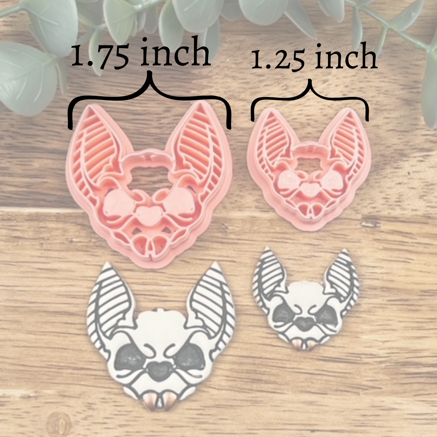 VAMPIRE BAT HEAD | HALLOWEEN 2023 | CLAY CUTTER