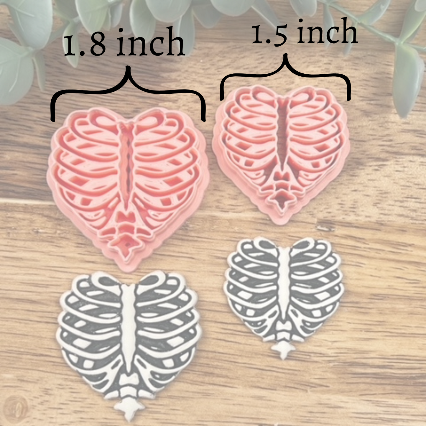 RIB CAGE HEART | HALLOWEEN 2023 | CLAY CUTTER