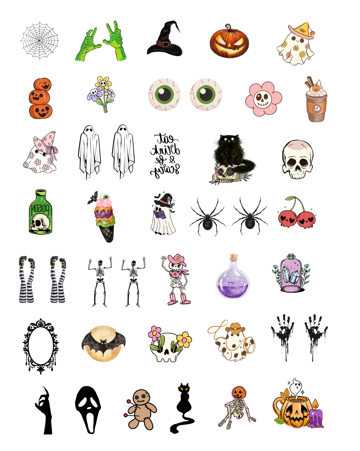 PCC 1045 HALLOWEEN "A" Transfer Paper | THE CHARM BAR