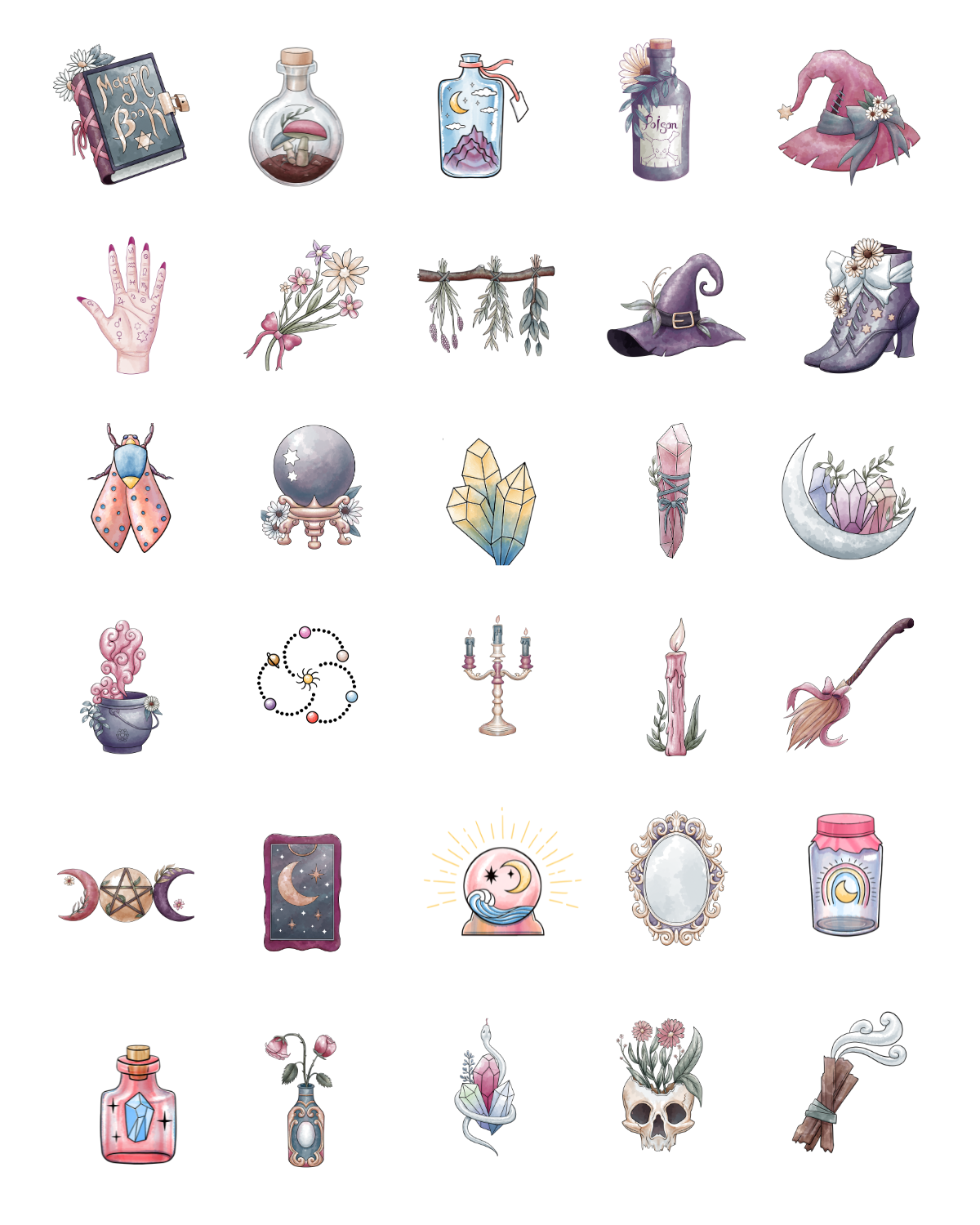 PCC 1058 WITCHY Transfer Paper | THE CHARM BAR