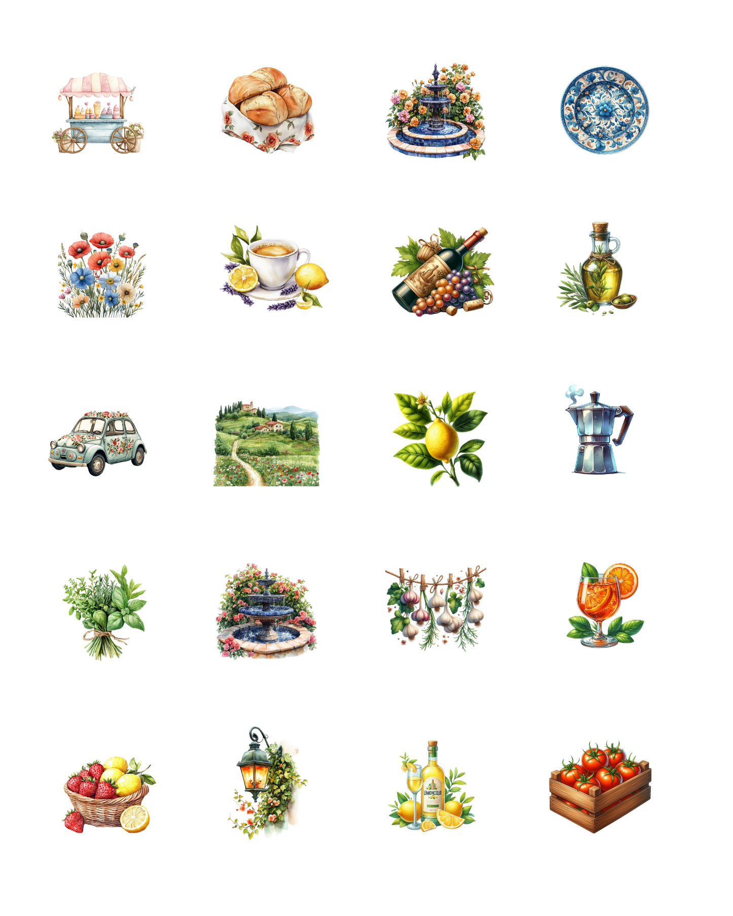 PCC 1006 ITALIAN SUMMER PART 1 Transfer Paper | THE CHARM BAR