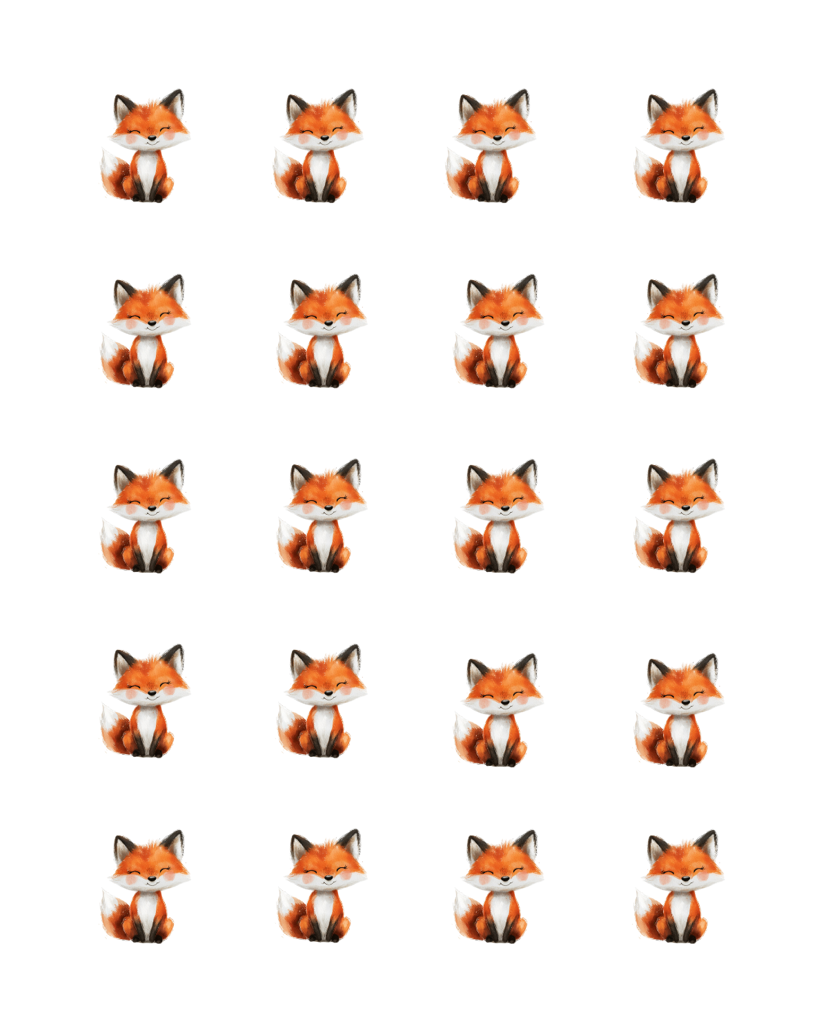 PCC 2022 JUST FOXES Transfer Paper | THE CHARM BAR