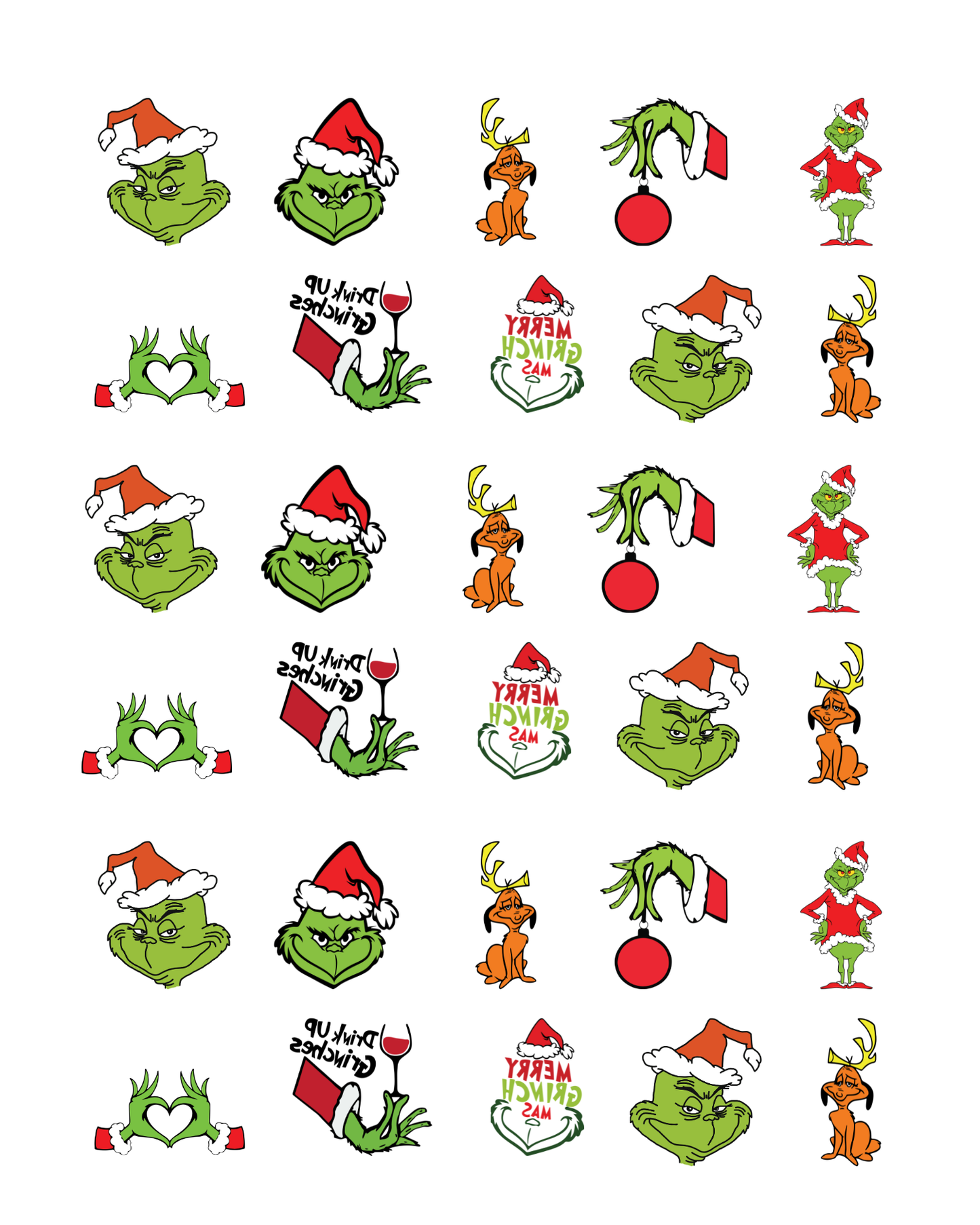 PCC 2107 GRINCH Transfer Paper | THE CHARM BAR