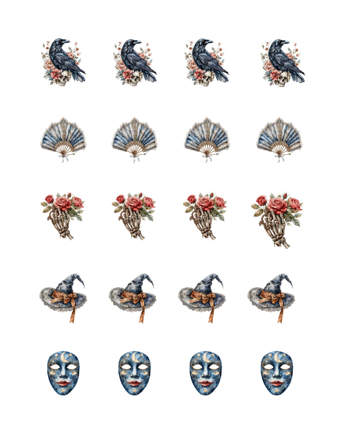 PCC 2043 SPOOKY VIBES Transfer Paper | THE CHARM BAR