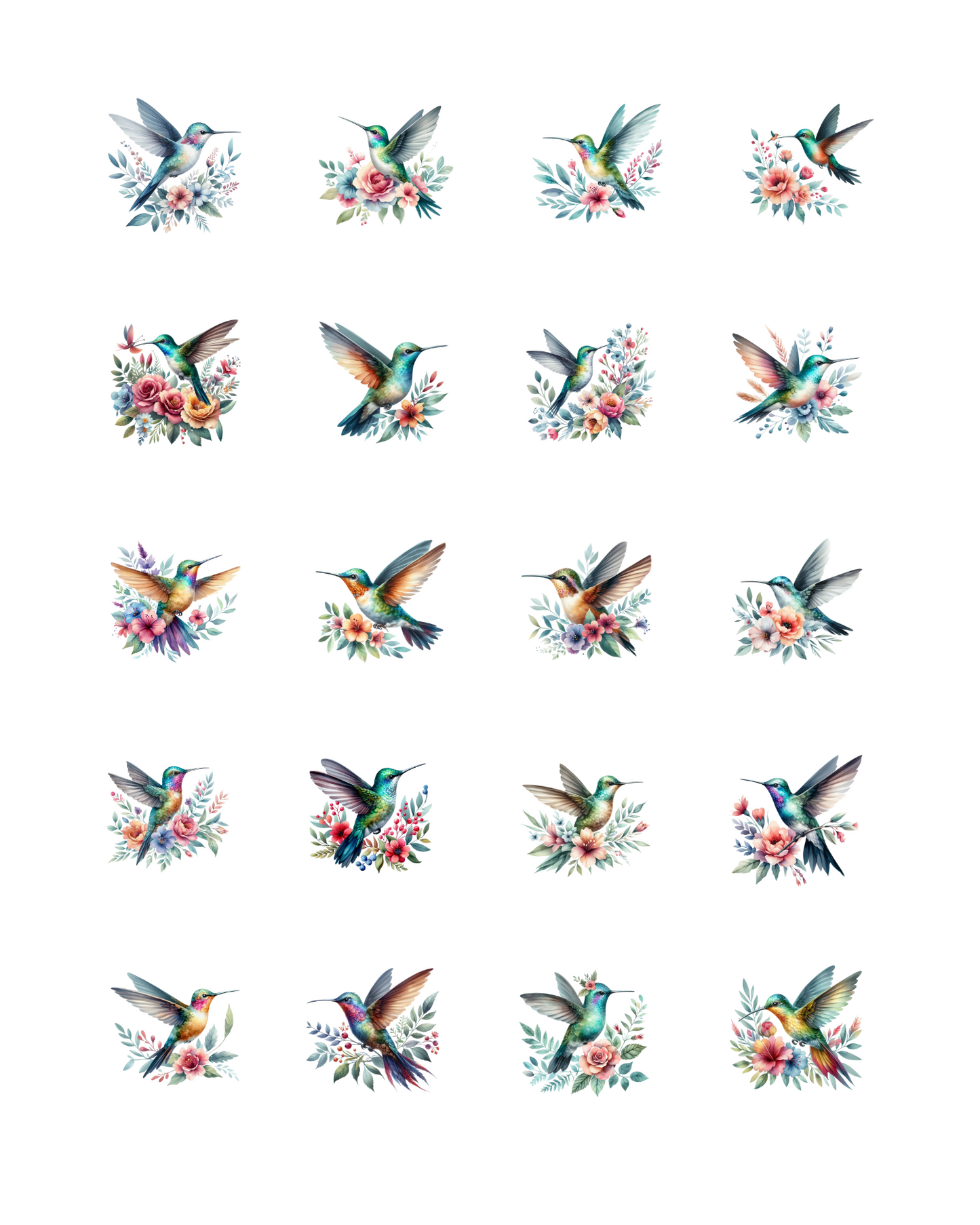 PCC 2054 HUMMINGBIRDS Transfer Paper | THE CHARM BAR