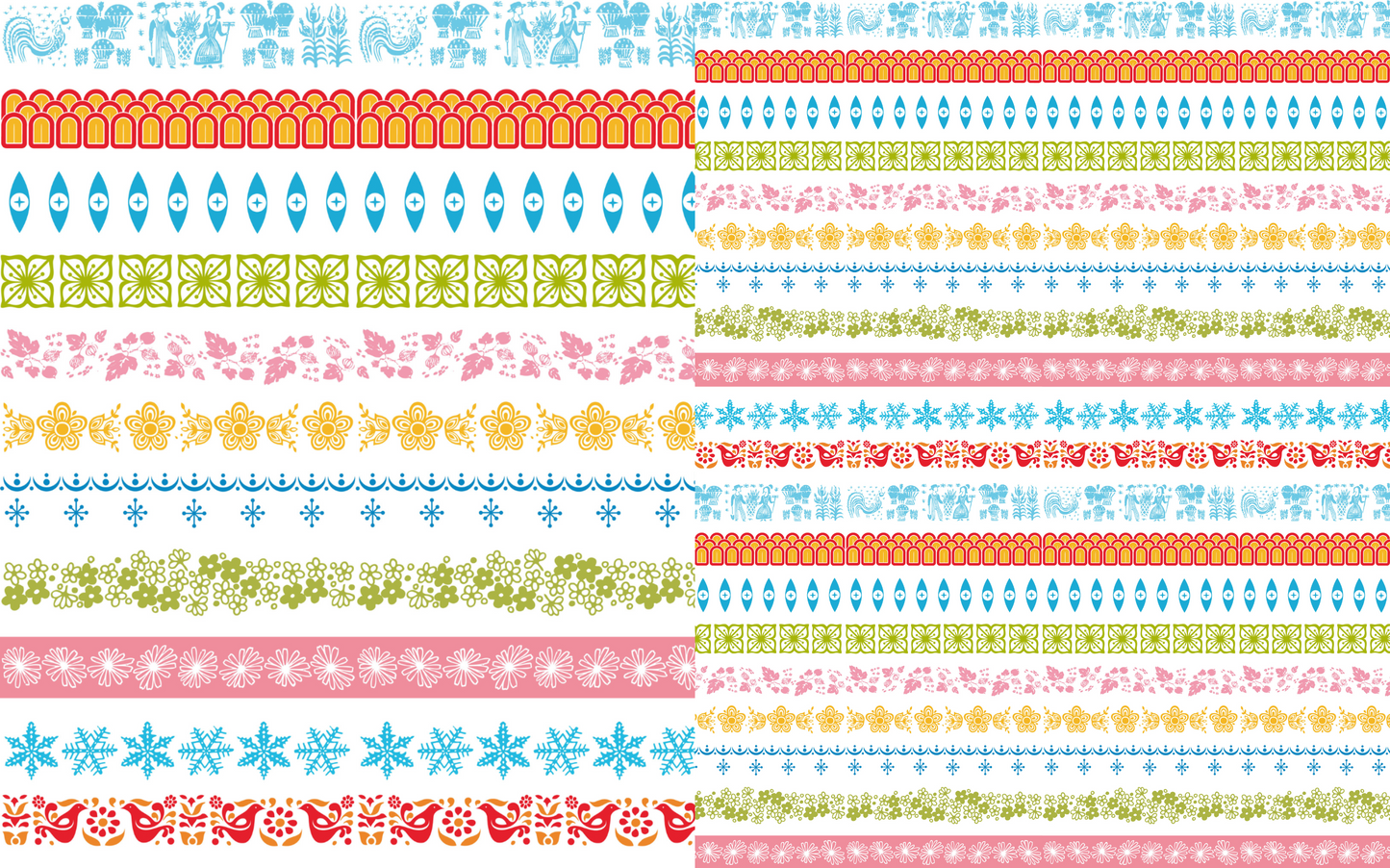 PCC VK100 PYREX PATTERNS 2PK Transfer Paper | POLYMER CLAY
