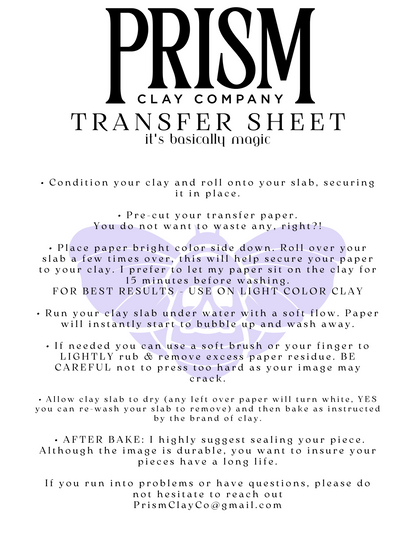 Transfer Paper | Ghost Cards & Cutter