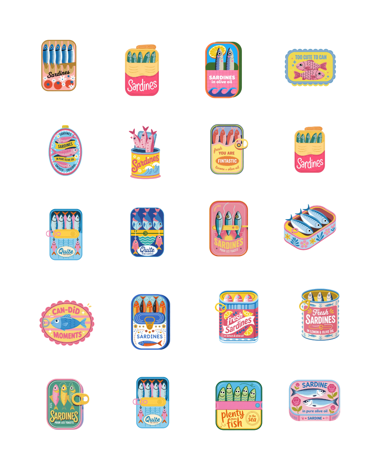 PCC 2213 SARDINE CANS Transfer Paper | THE CHARM BAR
