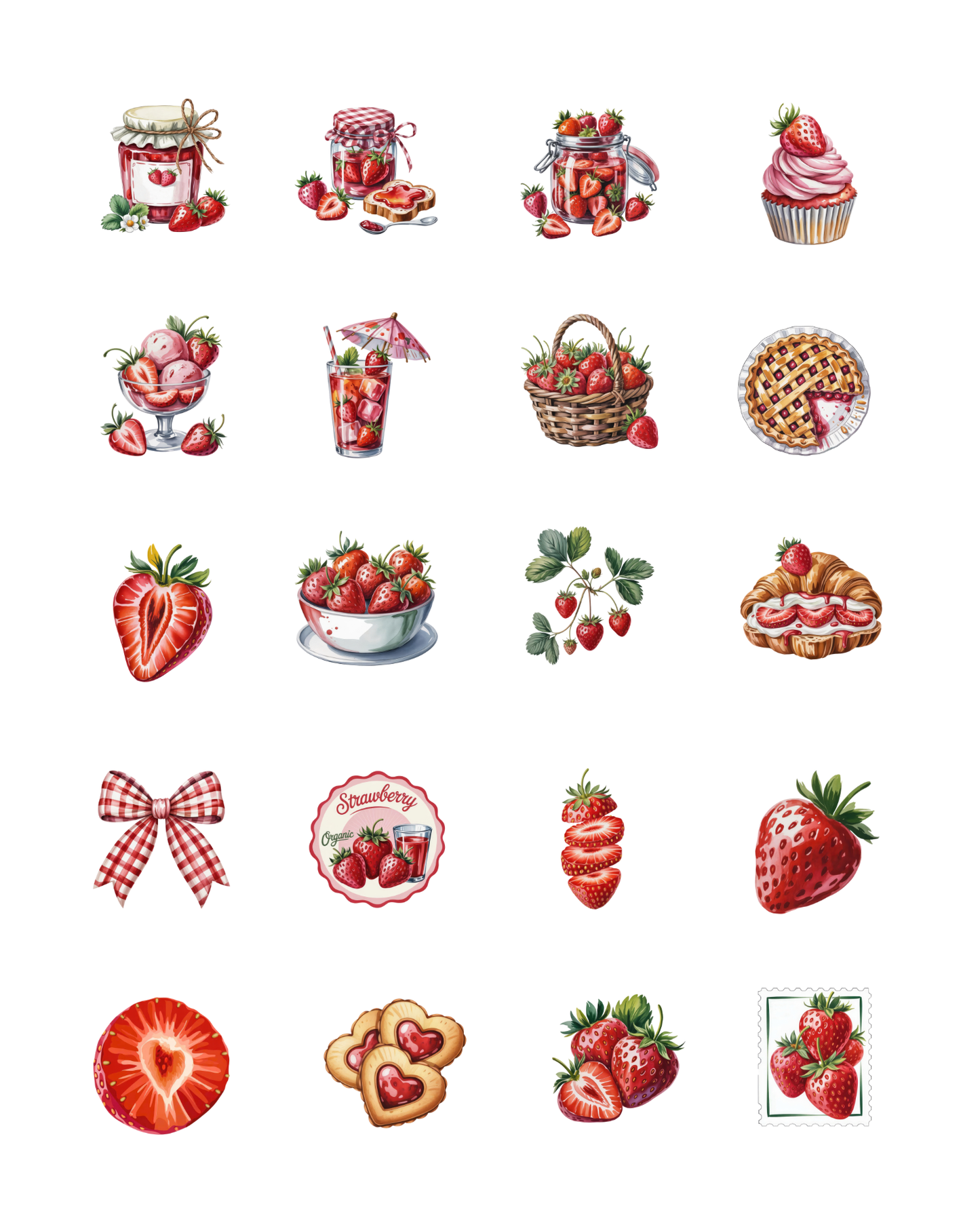 PCC 2172 STRAWBERRY JAM Transfer Paper | THE CHARM BAR