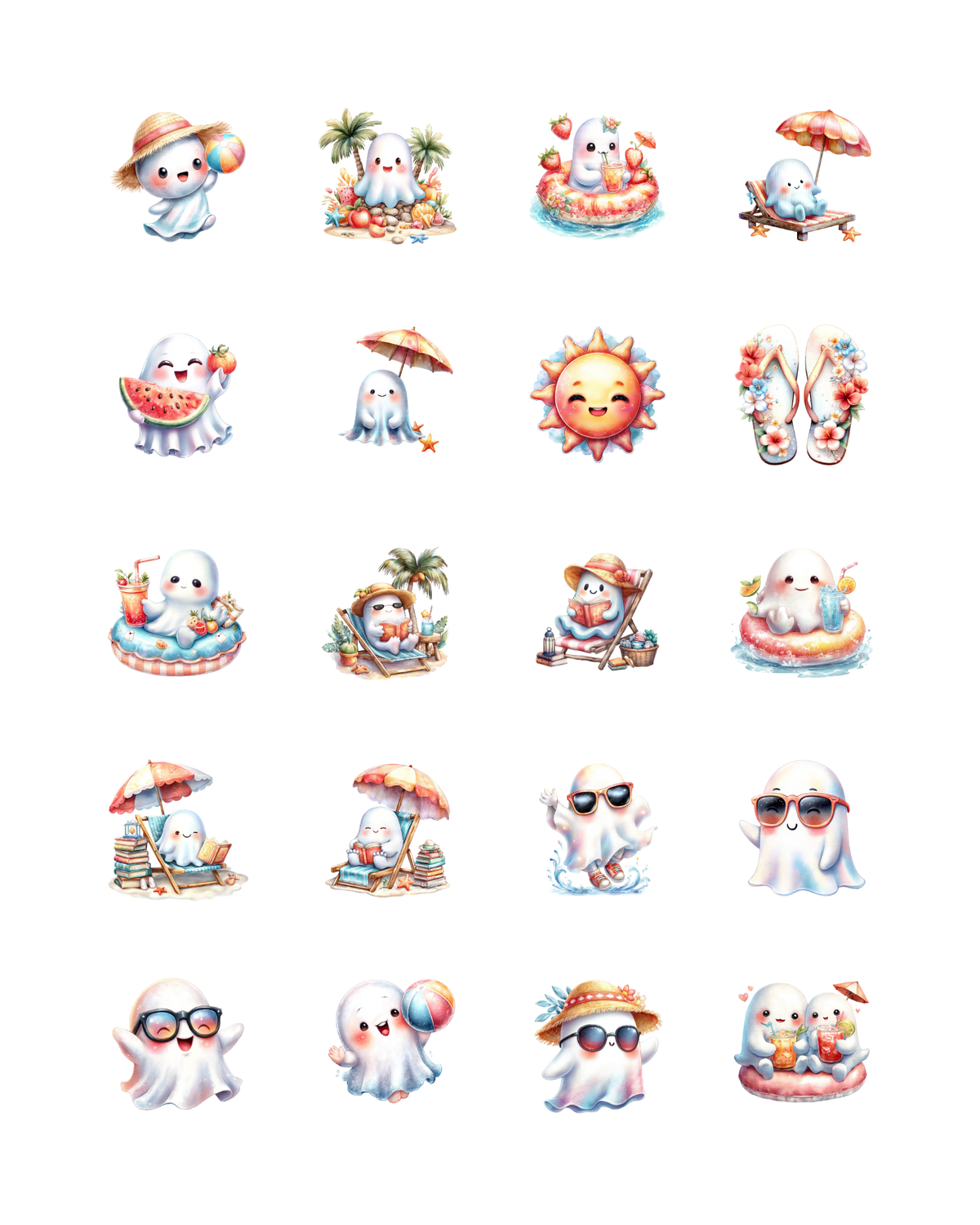 PCC 2279 SUMMER GHOSTS Transfer Paper | THE CHARM BAR