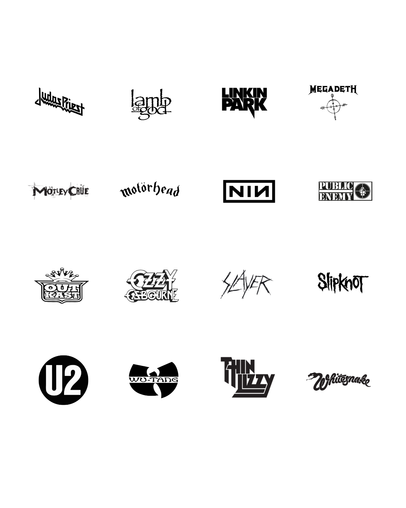 PCC 2352 ROCKBANDS 2PC Transfer Paper | THE CHARM BAR