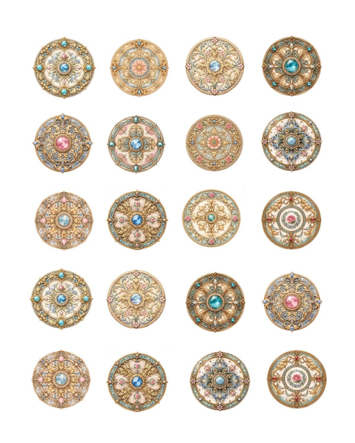 PCC 2359 MEDALLIANS Transfer Paper | THE CHARM BAR
