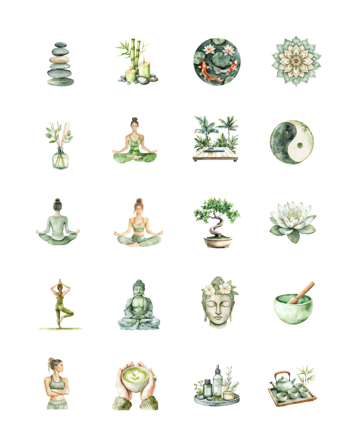 PCC 2231 ZEN YOGA Transfer Paper | THE CHARM BAR