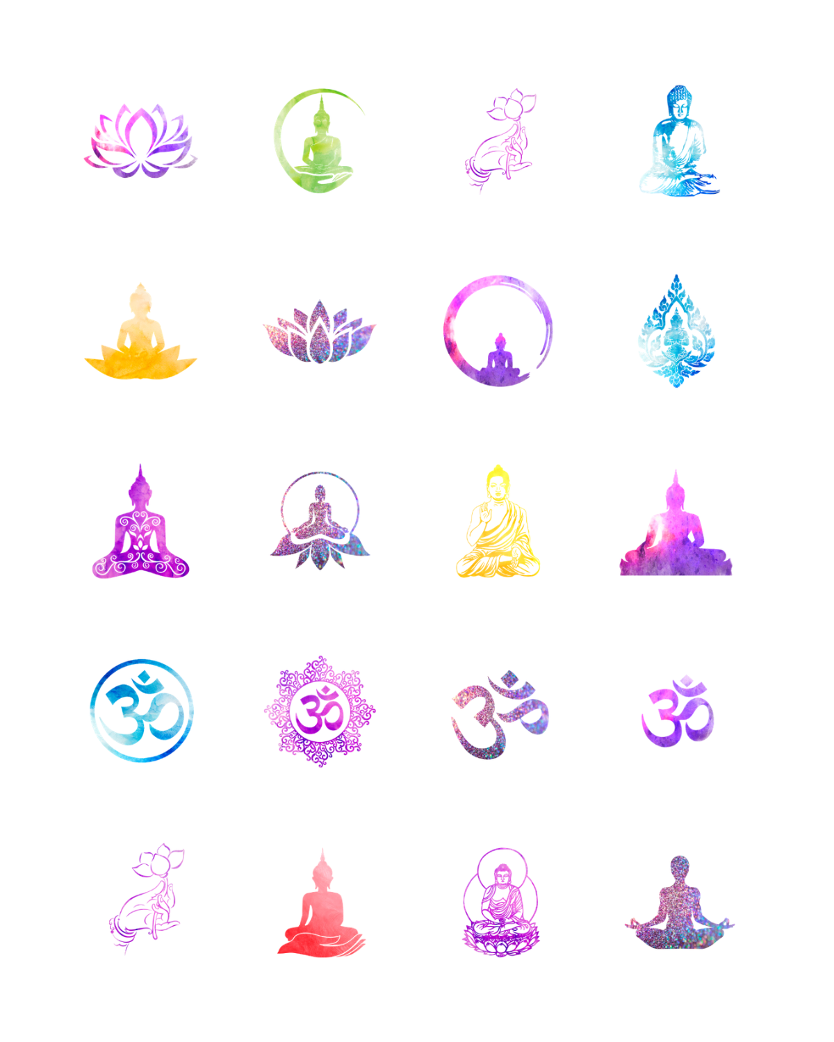 PCC 2235 PURPLE BUDDHA Transfer Paper | THE CHARM BAR
