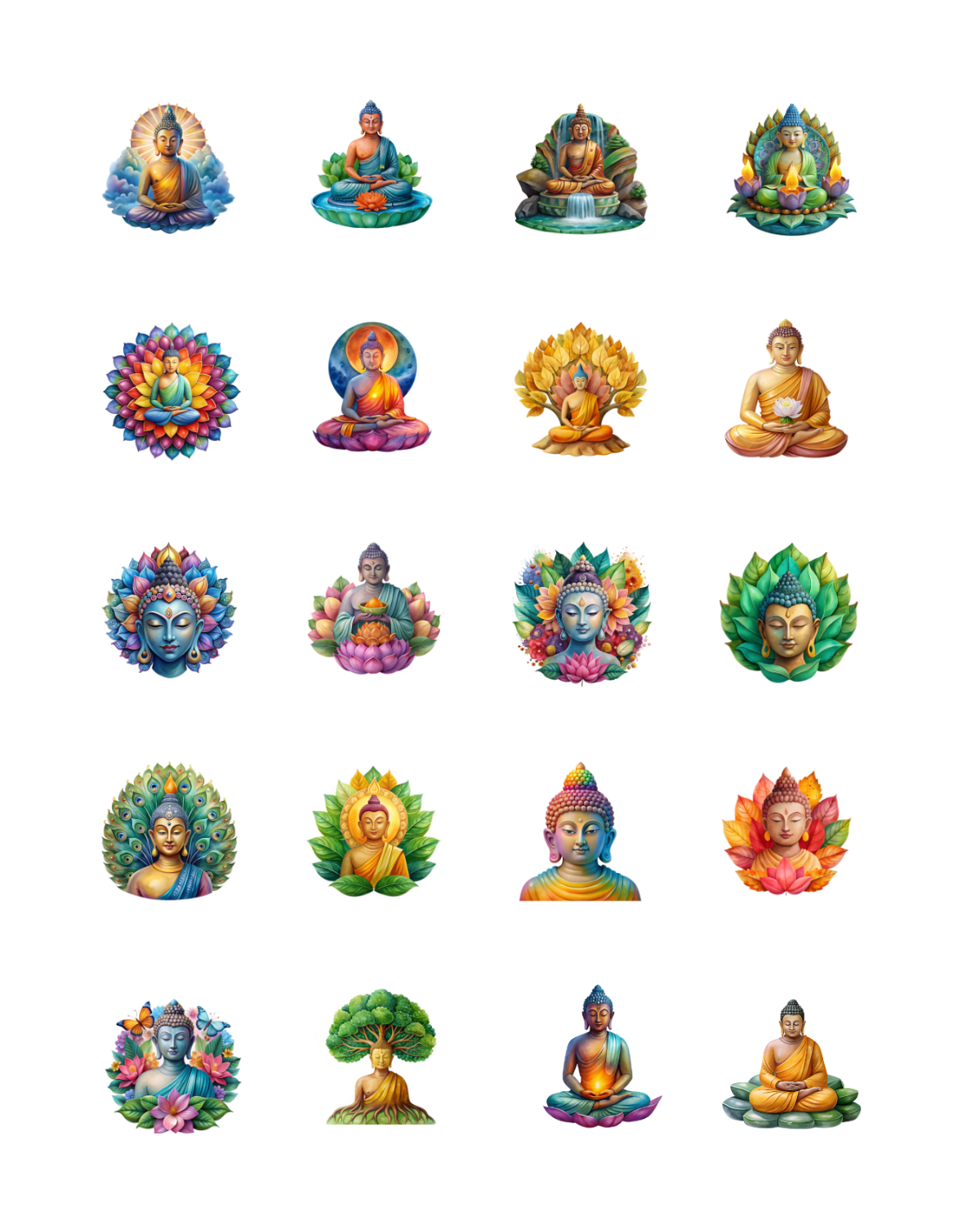 PCC 2238 BUDDHA Transfer Paper | THE CHARM BAR