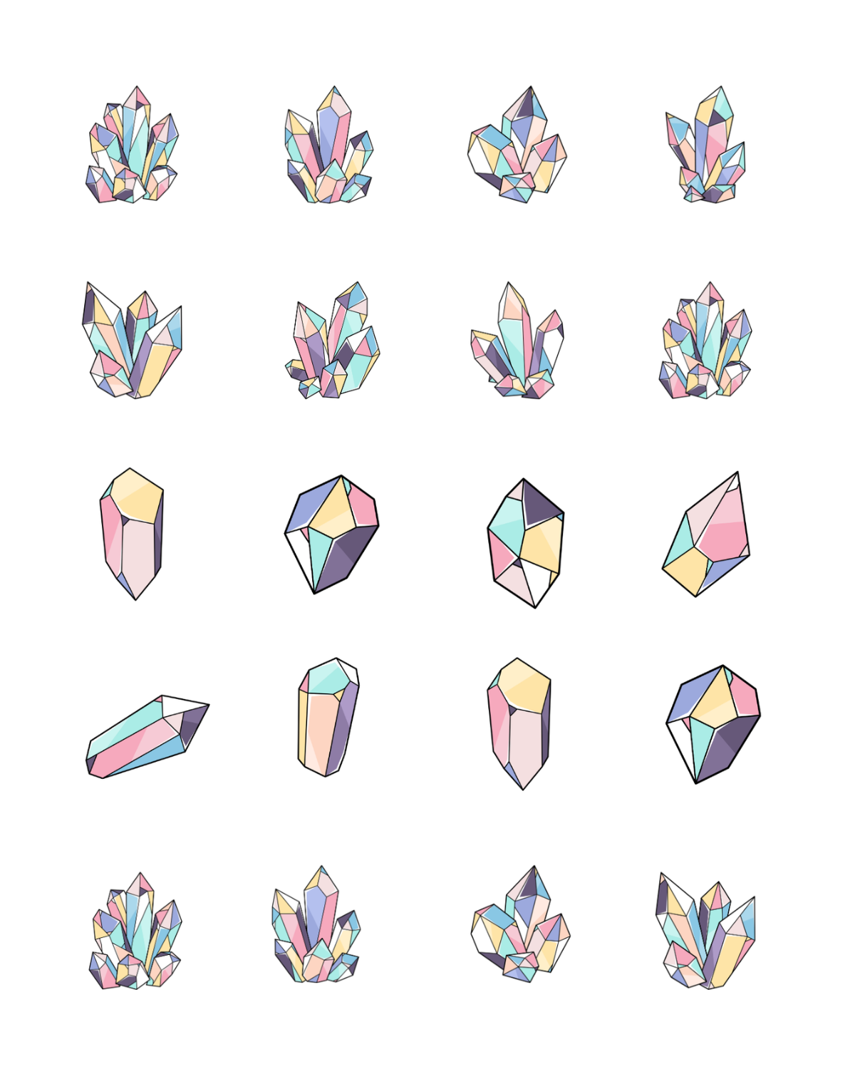 PCC 2240 CRYSTALS Transfer Paper | THE CHARM BAR