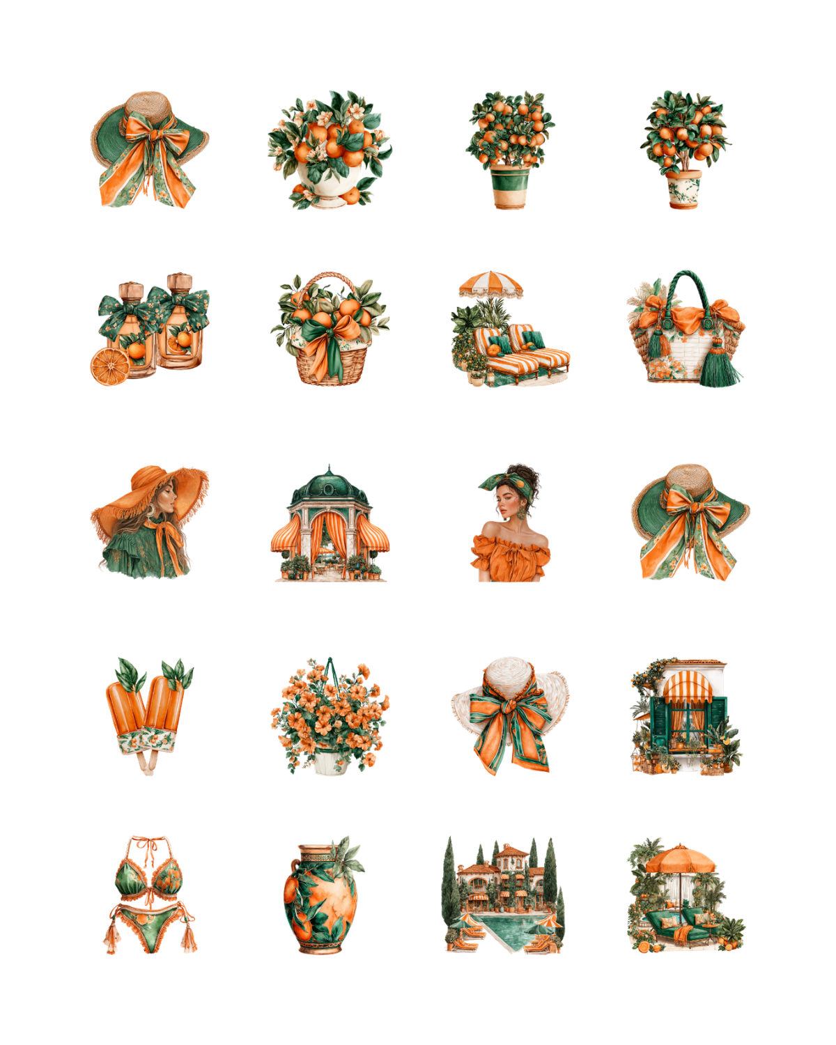 PCC 2215 CITRUS MEDITERRANEAN Transfer Paper | THE CHARM BAR