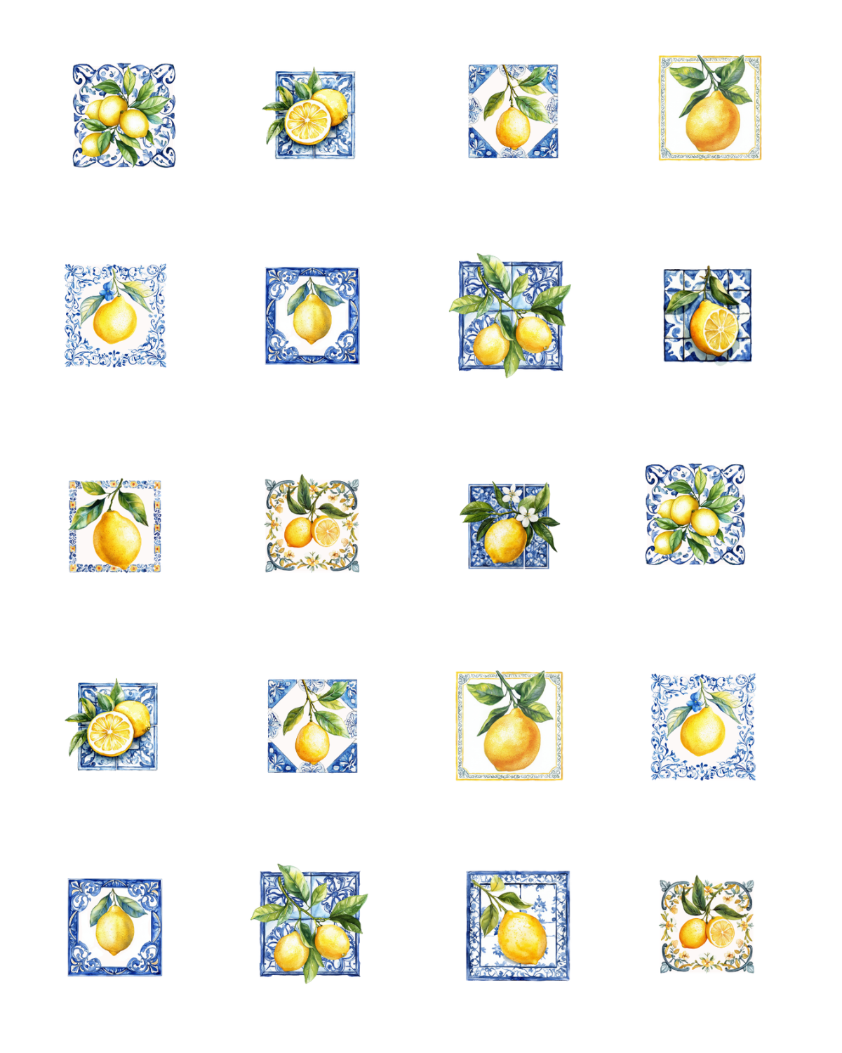 PCC 2216 LEMON SQUARES Transfer Paper | THE CHARM BAR