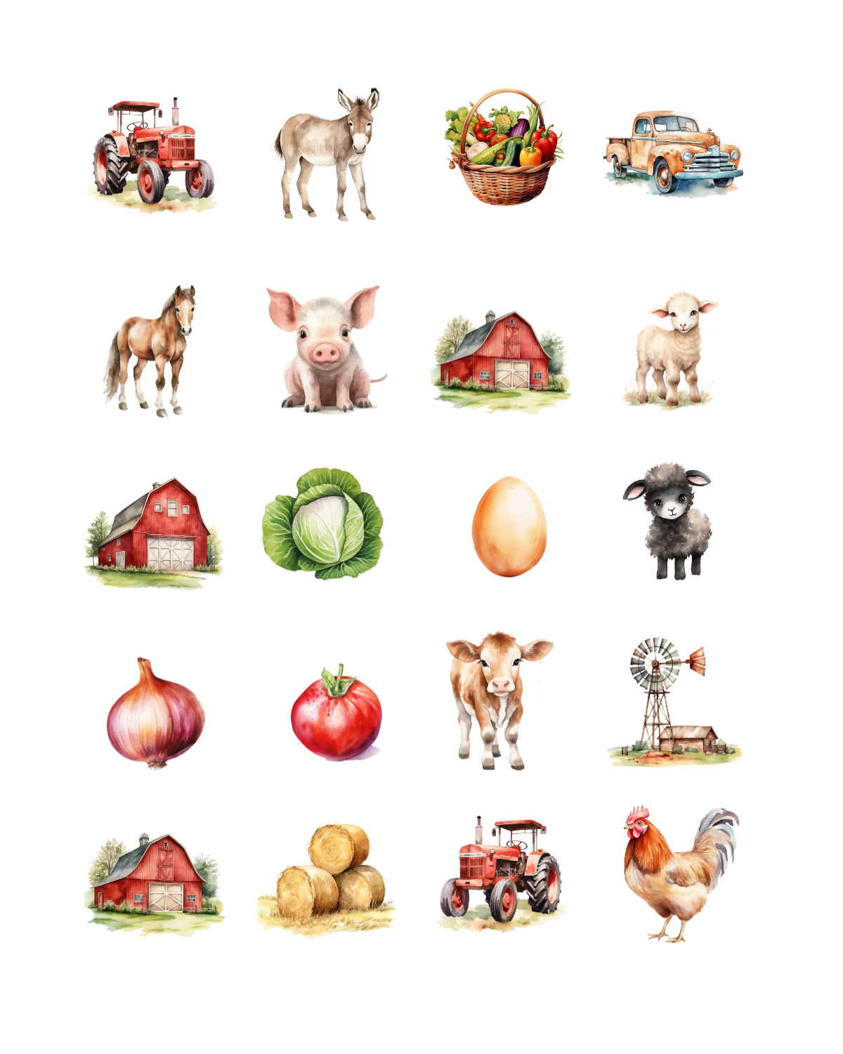 PCC 2227 BARN FARM Transfer Paper | THE CHARM BAR