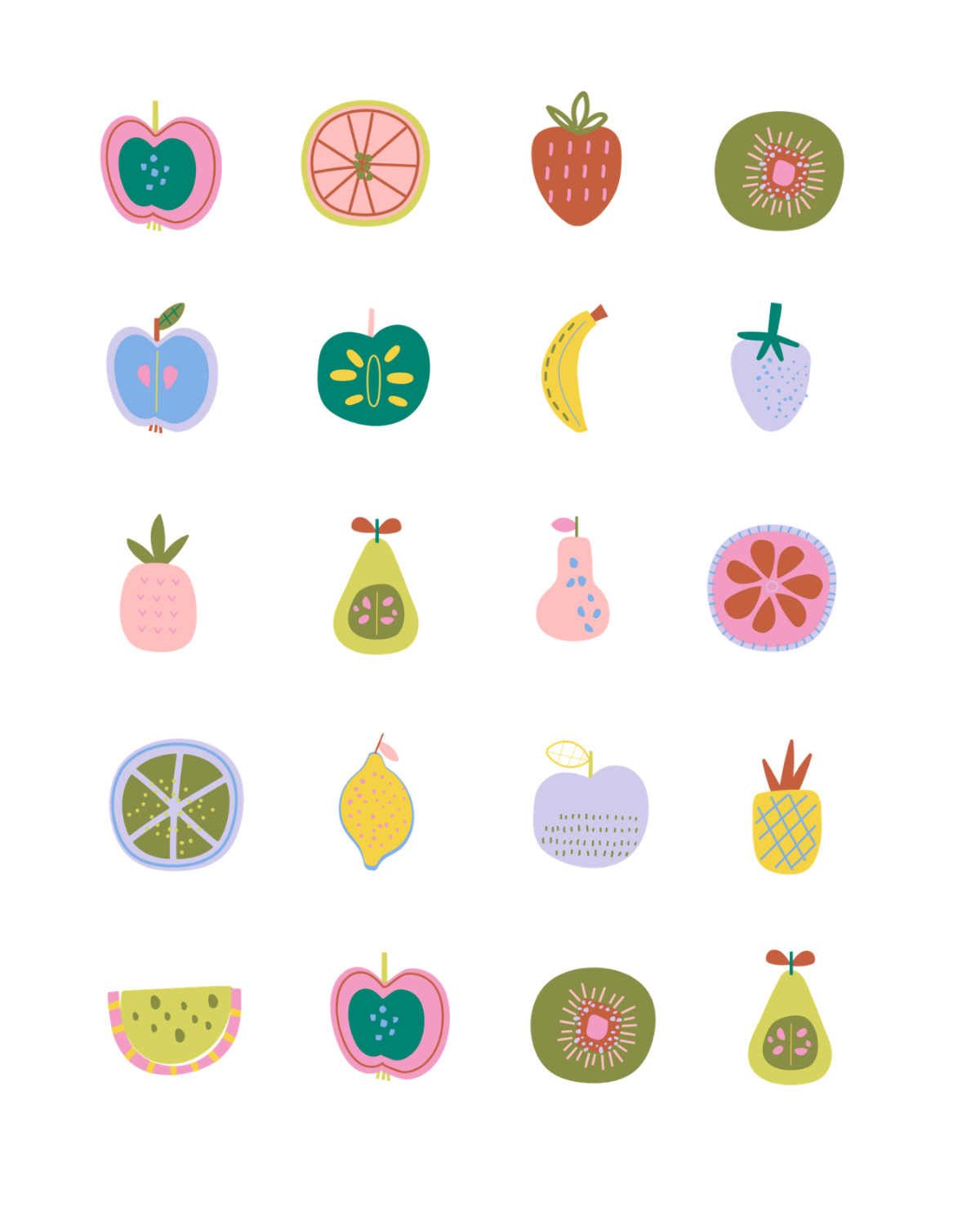 PCC 2217 FRUIT Transfer Paper | THE CHARM BAR