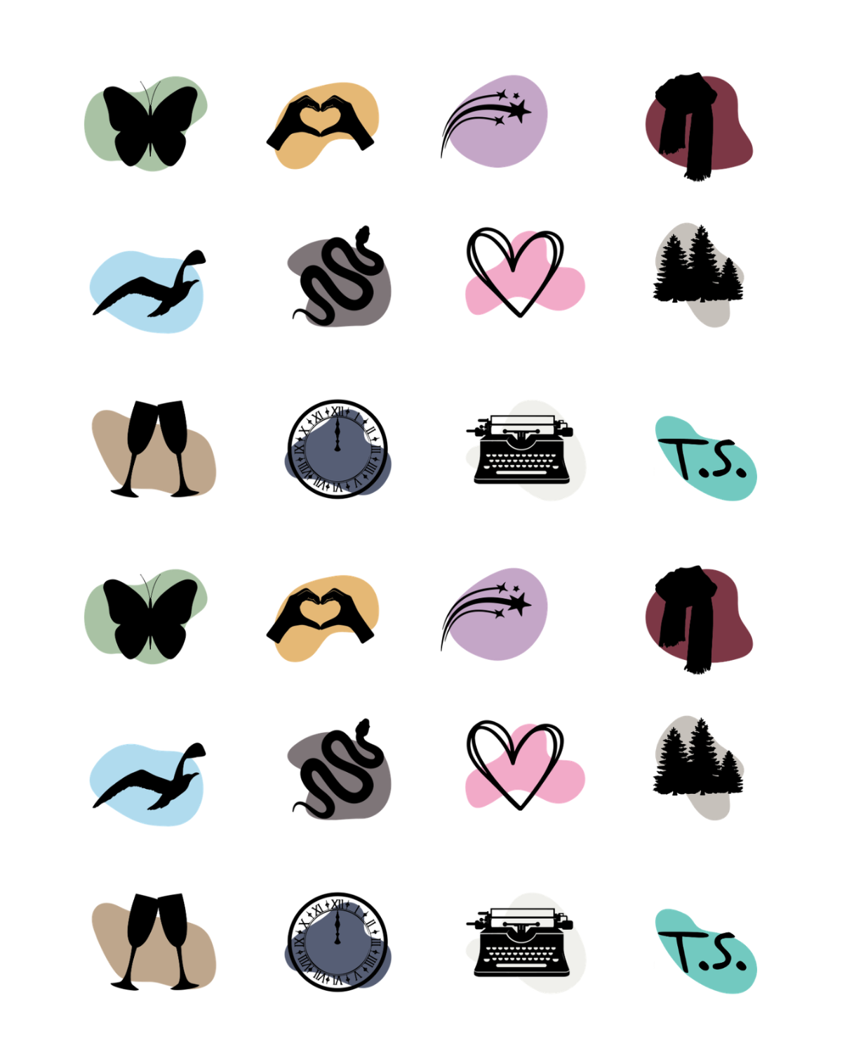 PCC 2249 THE ERAS Transfer Paper | THE CHARM BAR