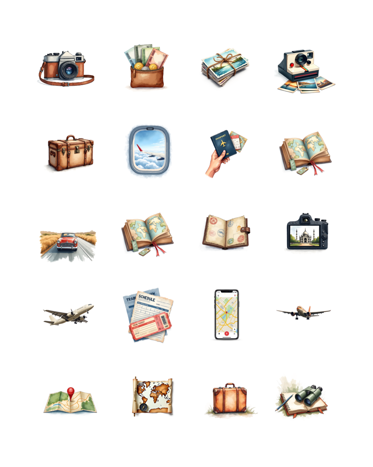 PCC 2229 TRAVEL Transfer Paper | THE CHARM BAR