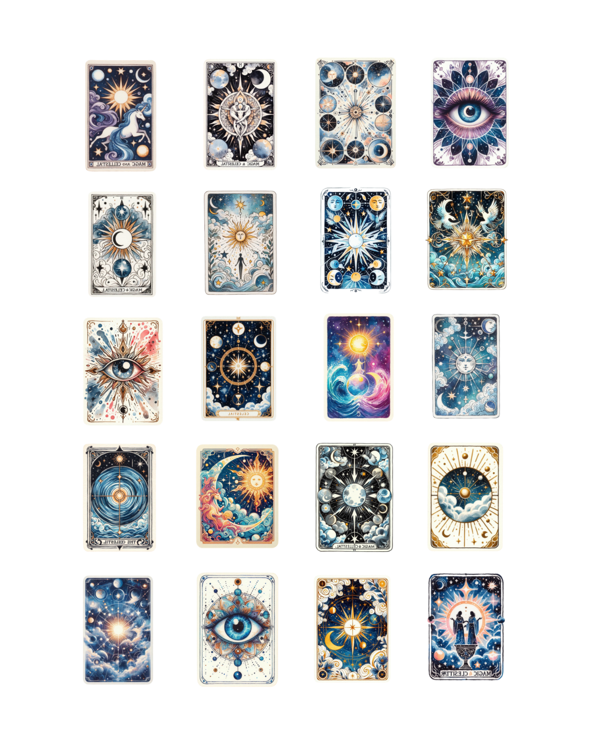PCC 2242 TAROT CARDS Transfer Paper | THE CHARM BAR