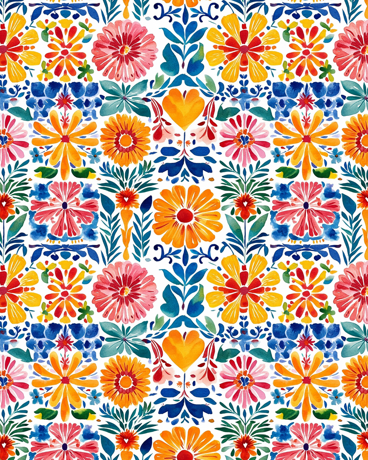PCC 2034 SPANISH FLORALS Transfer Paper | THE CHARM BAR