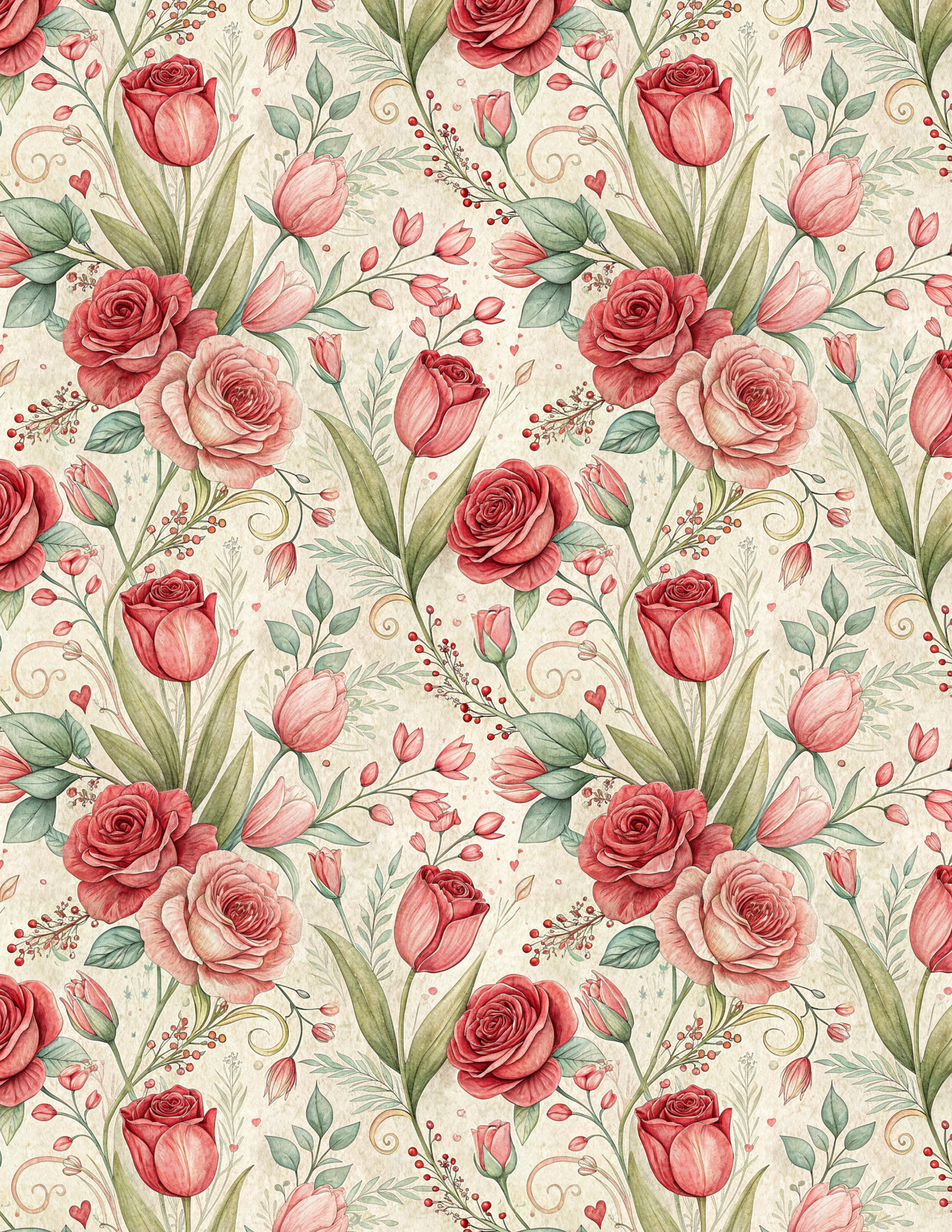 VAL 004 Transfer Paper | VALENTINE | POLYMER CLAY IMAGE TRANSFERS