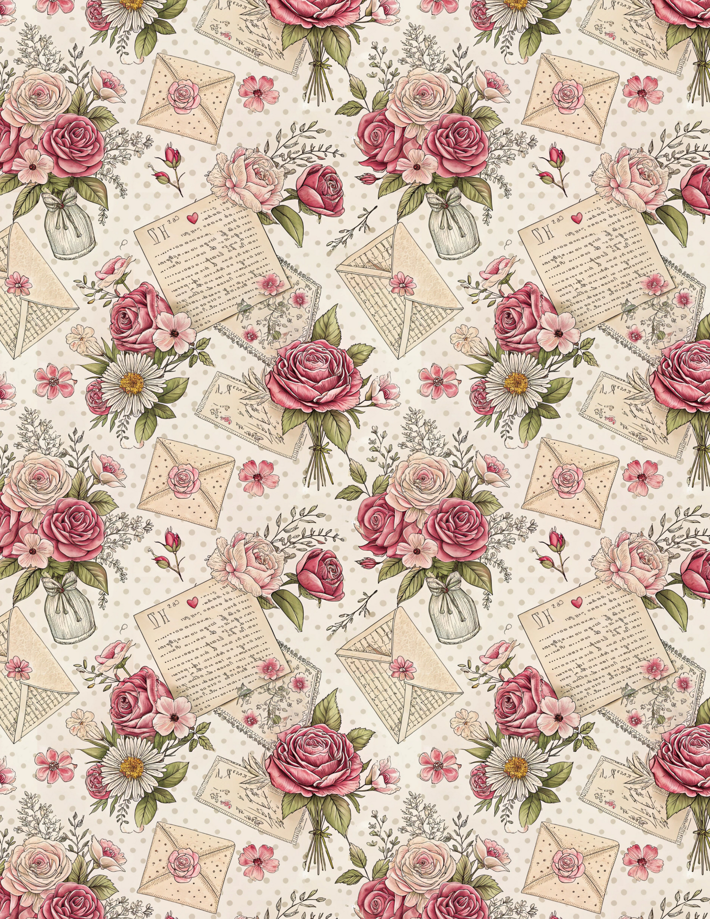 VAL 011 Transfer Paper | VALENTINE | POLYMER CLAY IMAGE TRANSFERS