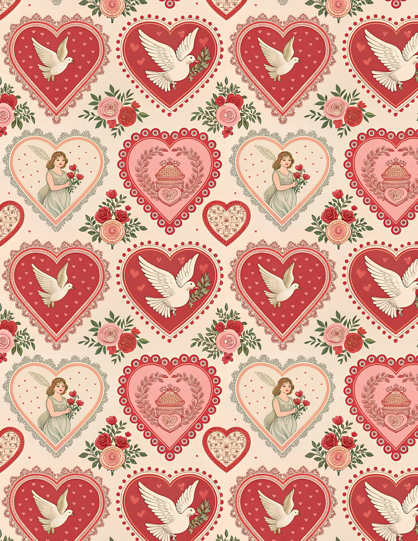 VAL 013 Transfer Paper | VALENTINE | POLYMER CLAY IMAGE TRANSFERS