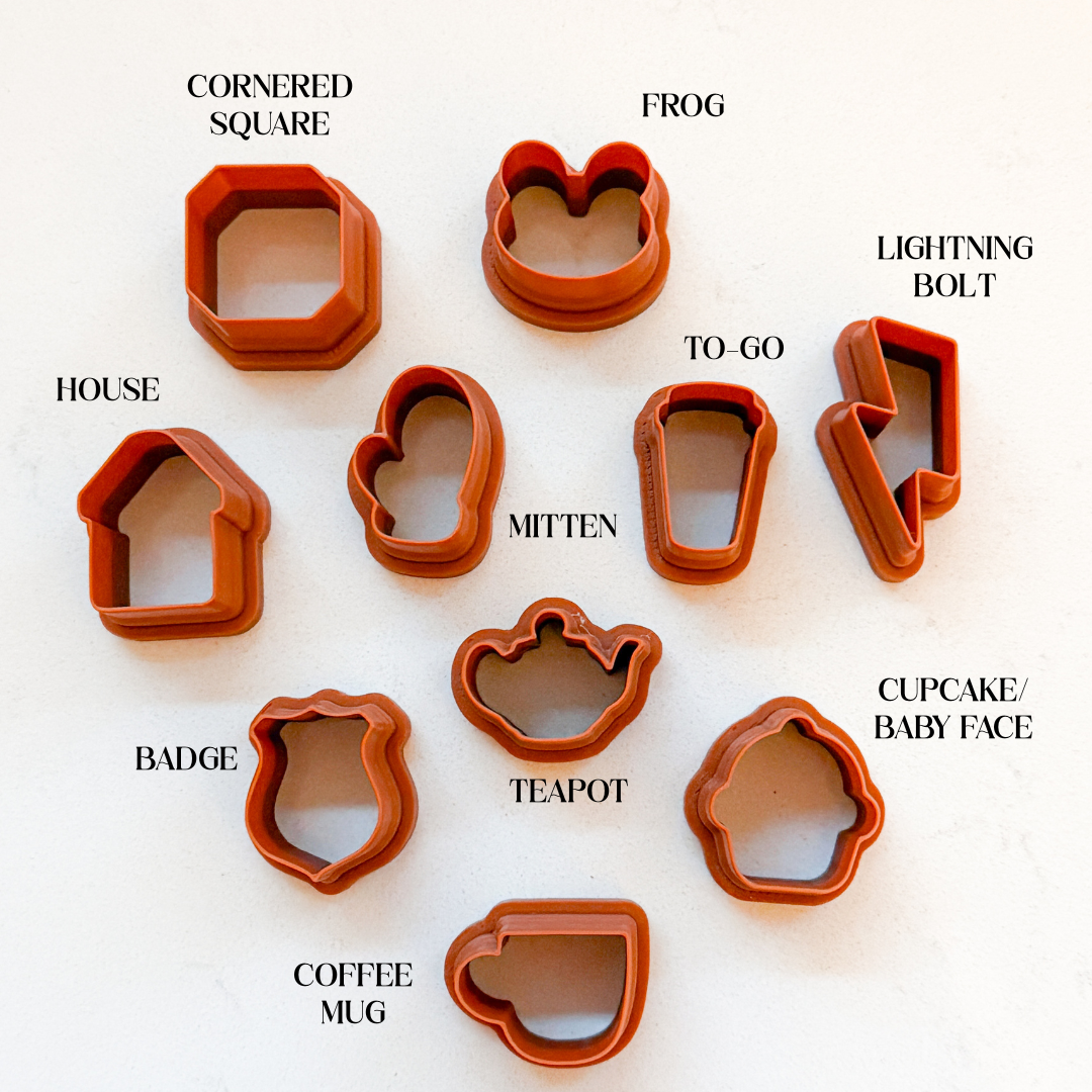 THE CHARM BAR | GROUP D | CLAY CUTTERS | NECKLACE BRACELET CHARM POLYMER CLAY CUTTERS