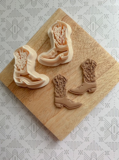 Fancy Cowboy Boots Clay Cutters