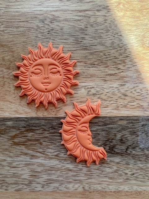 Sun & Moon Beams Clay Cutters